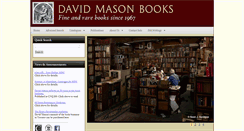 Desktop Screenshot of davidmasonbooks.com